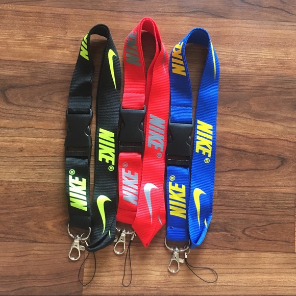 Nike Accessories New Bundle Of 3 Nike Keychain Id Holders Lanyards